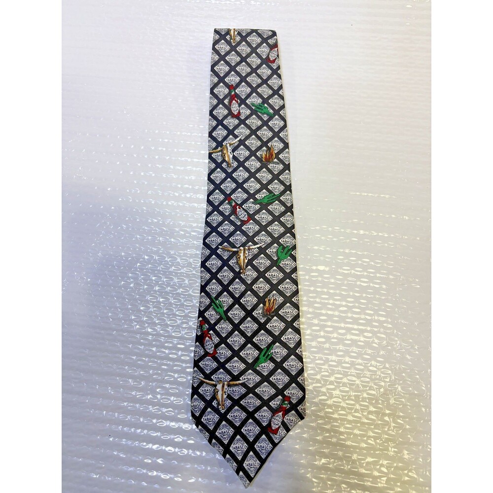 Tabasco Southwest design 100% Silk Tie
